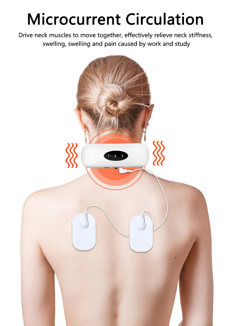 Electric Neck Massager with Pulse and Magnetic Therapy