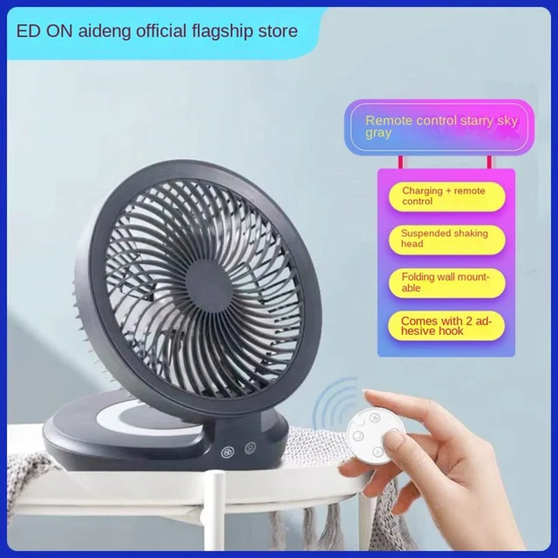 Youpin Edon Air Circulation Fan: Wireless Rechargeable Night Light