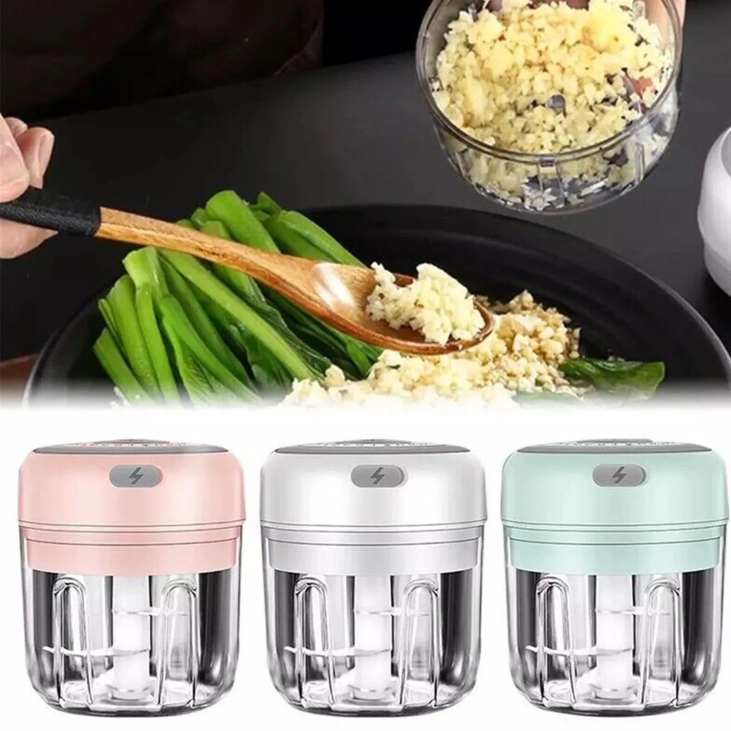 Electric 300ML Food Chopper and Blender