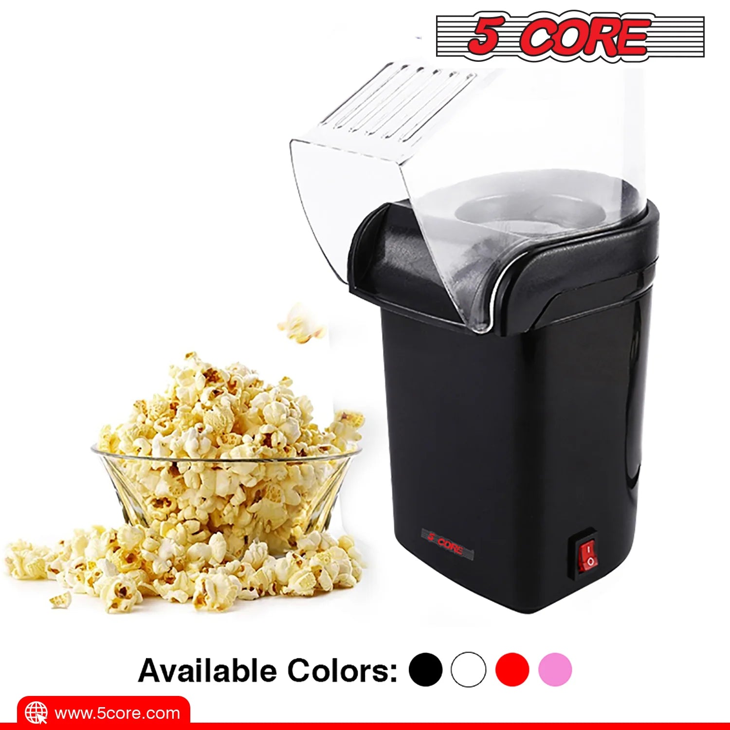 Electric Hot Air Popcorn Maker