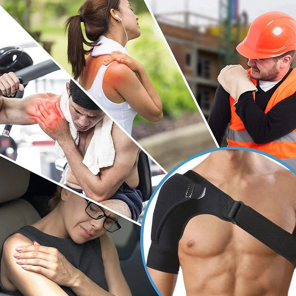 Adjustable Sports Recovery Shoulder Brace: Relief and Support for Injuries