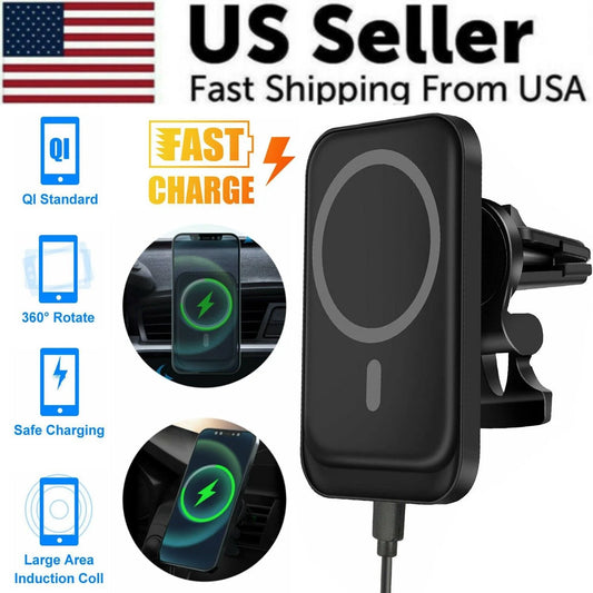 iPhone MagMount Wireless Car Charger