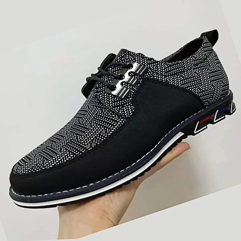 Breathable Men's Driving Shoes: Spring Style British Sneakers