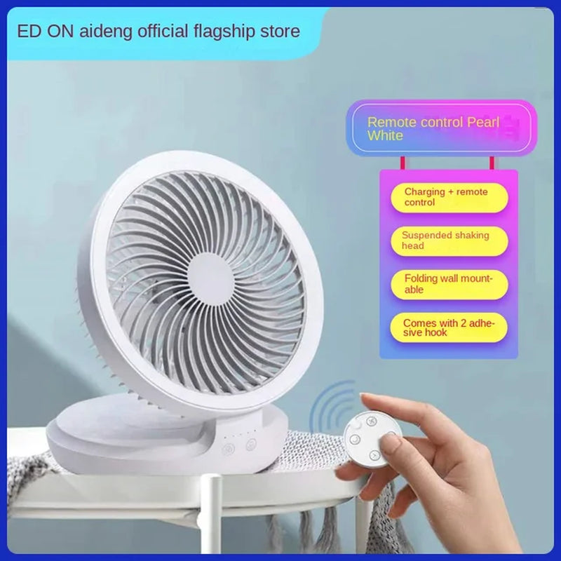 Youpin Edon Air Circulation Fan: Wireless Rechargeable Night Light