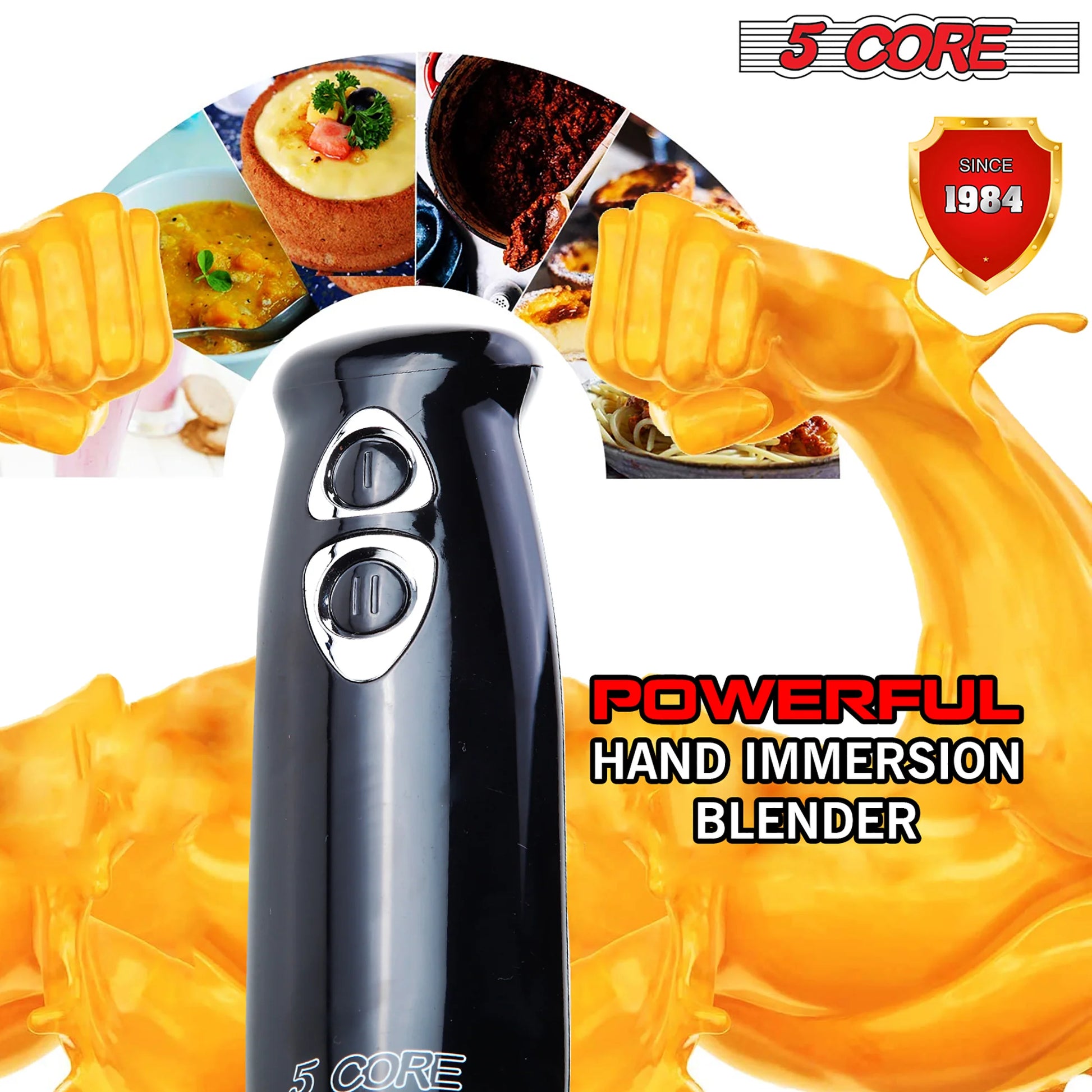 5Core 500W Handheld Immersion Blender