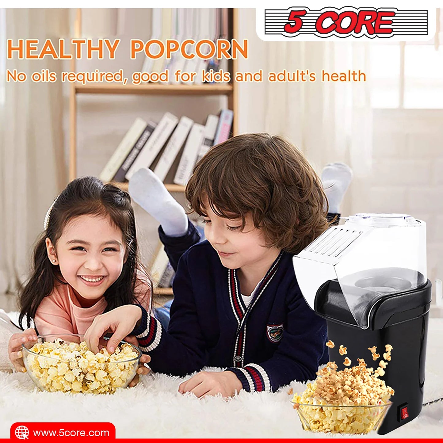 Electric Hot Air Popcorn Maker