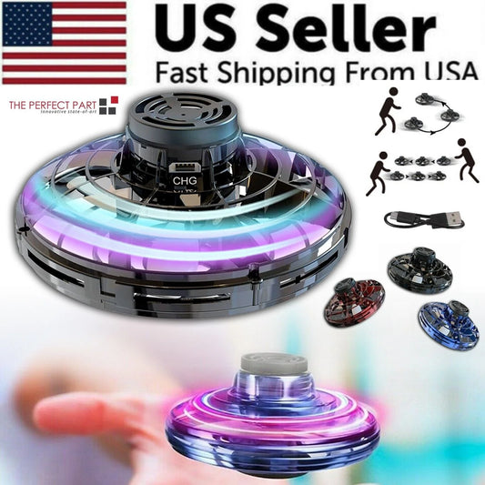 LED Flying Spinner UFO Toy for Kids & Adults