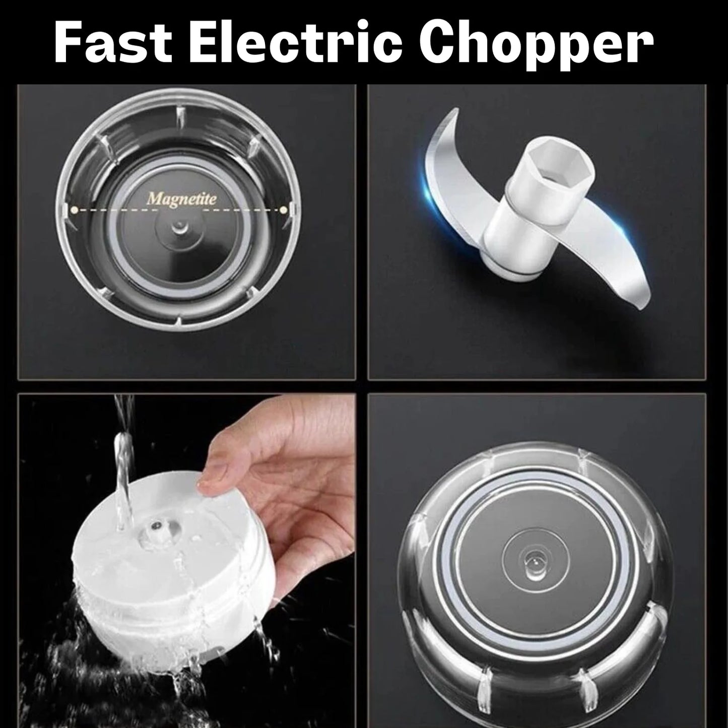 Electric 300ML Food Chopper and Blender