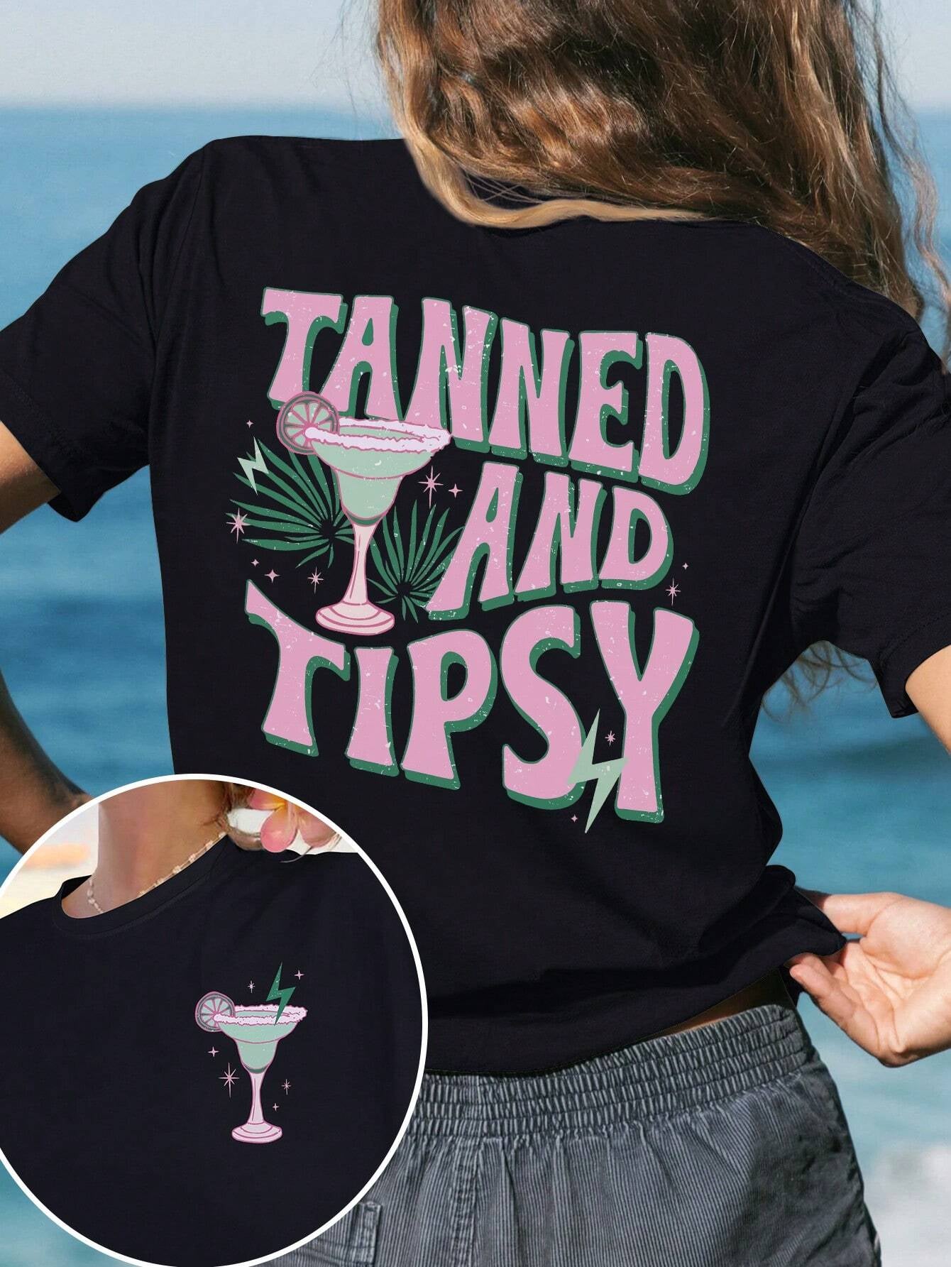 Women's Tanned & Tipsy T-Shirt