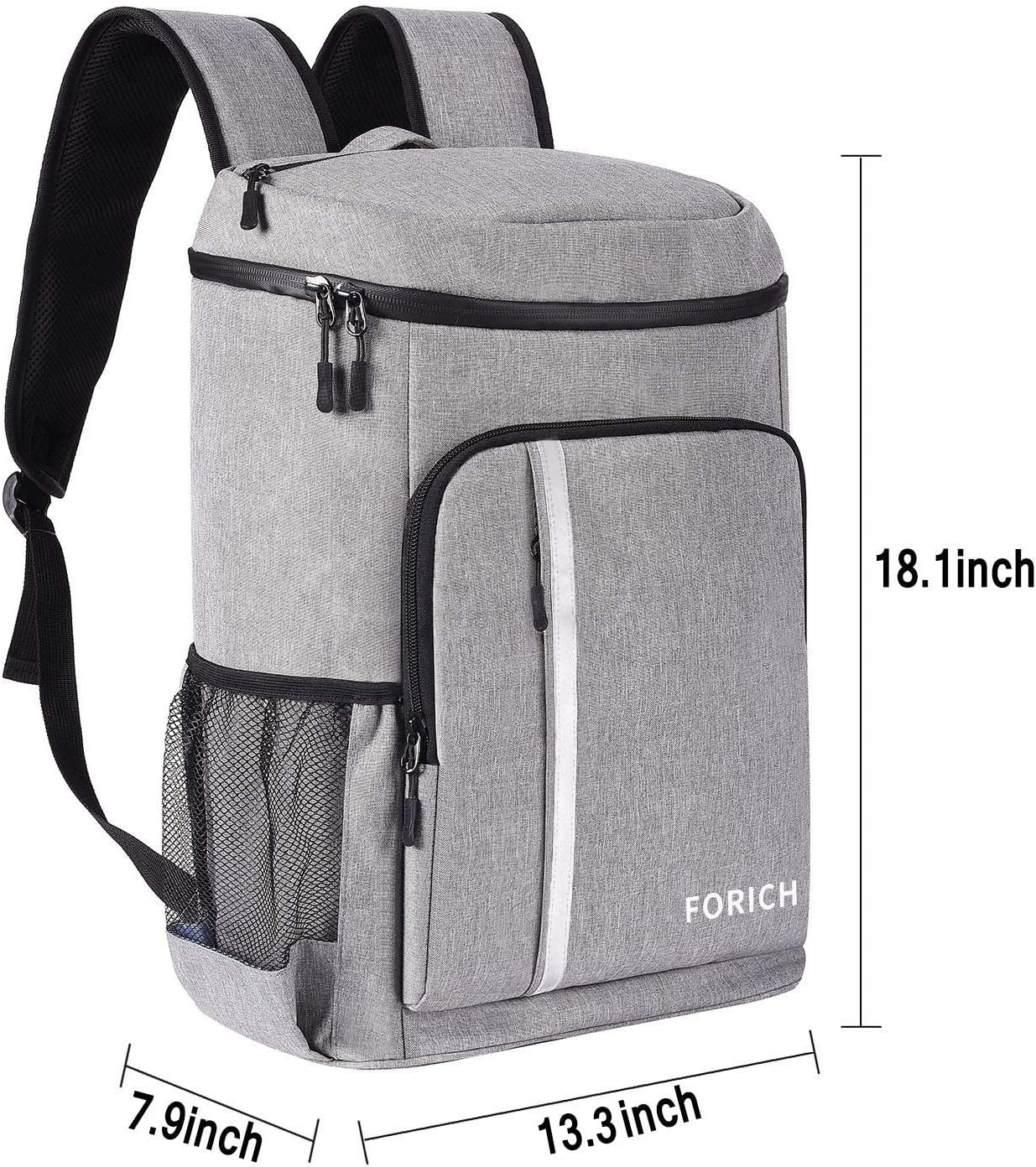 Leakproof Insulated Backpack Cooler Bag - 30 Can Capacity