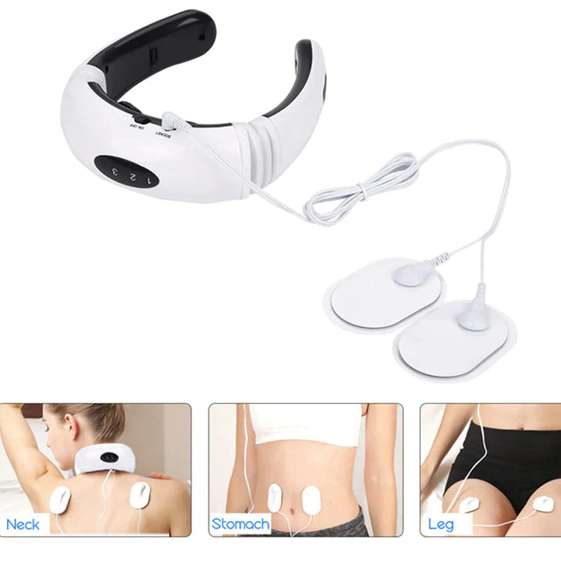 Electric Neck Massager with Pulse and Magnetic Therapy