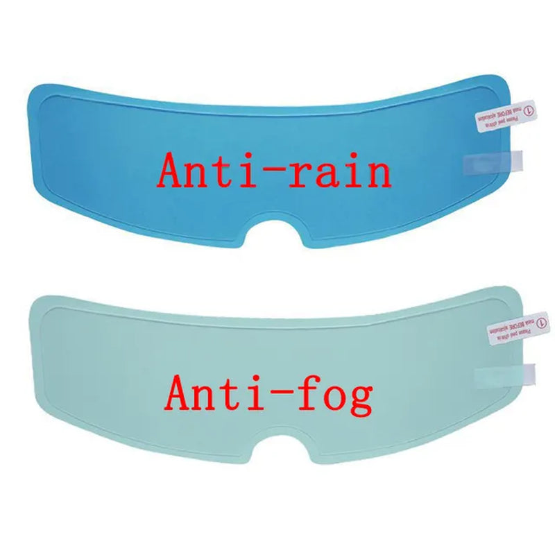 Anti-Fog Motorcycle Helmet Film: Clear Rainproof Safety Accessory