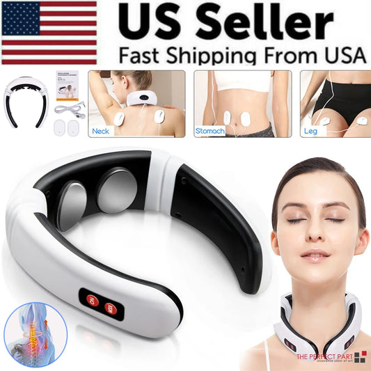 Electric Neck Massager with Pulse and Magnetic Therapy