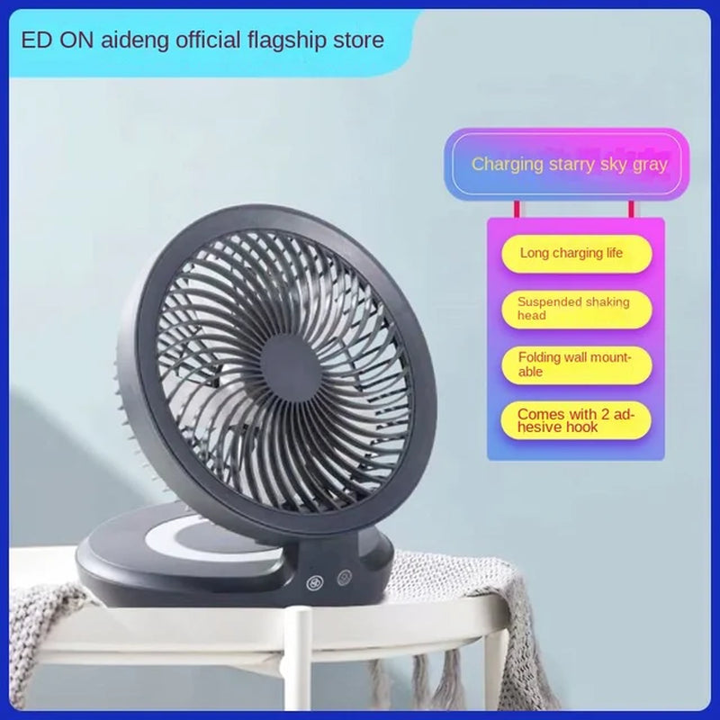 Youpin Edon Air Circulation Fan: Wireless Rechargeable Night Light