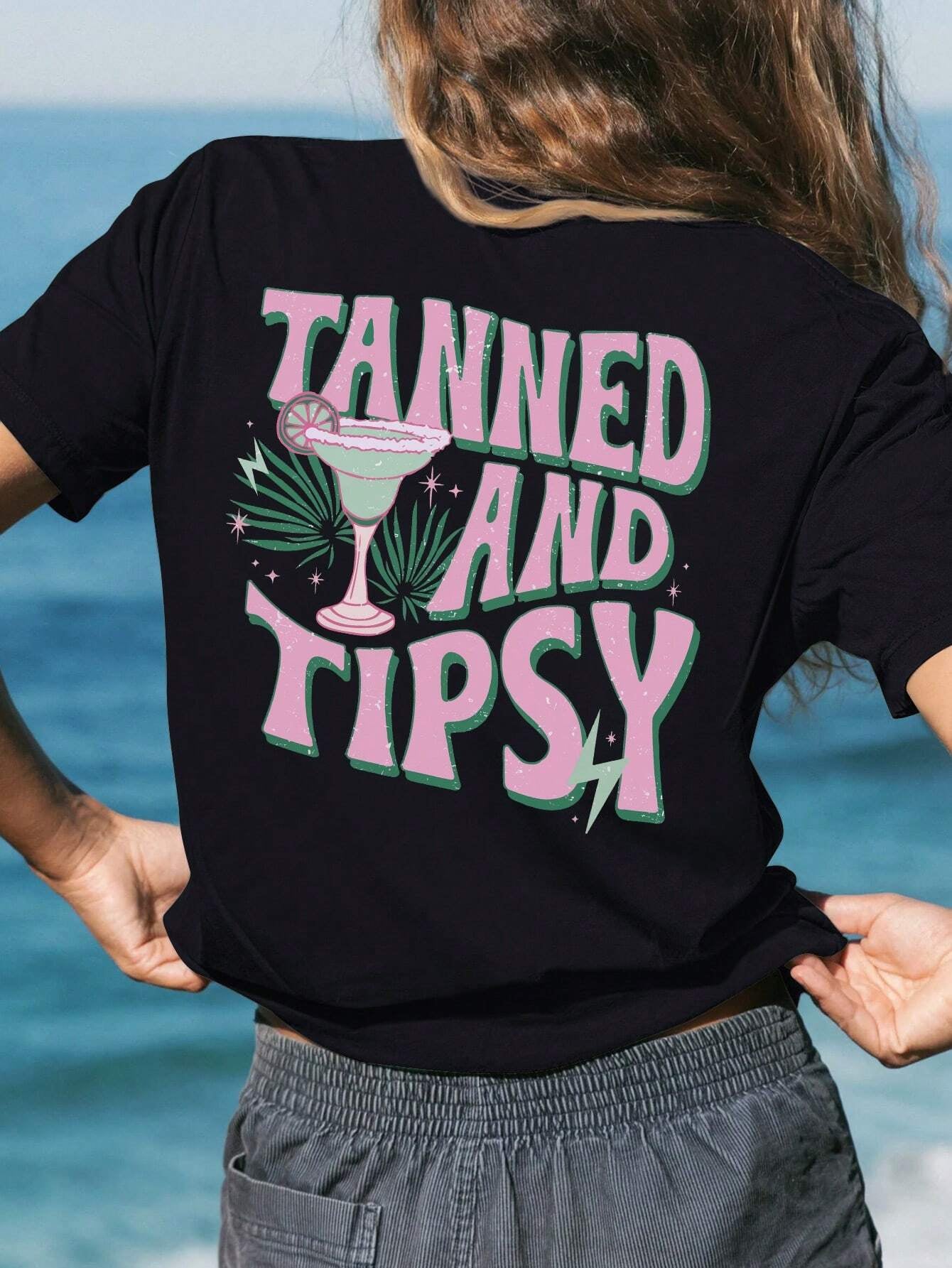 Women's Tanned & Tipsy T-Shirt