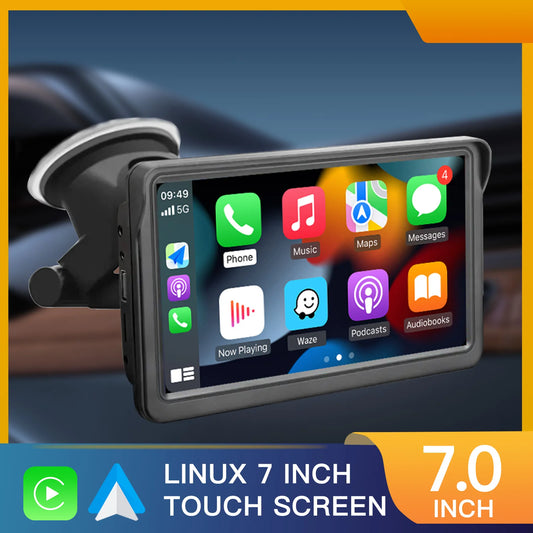 7-Inch Wireless Carplay & Android Touch Screen Radio Player: Upgrade Your Drive!