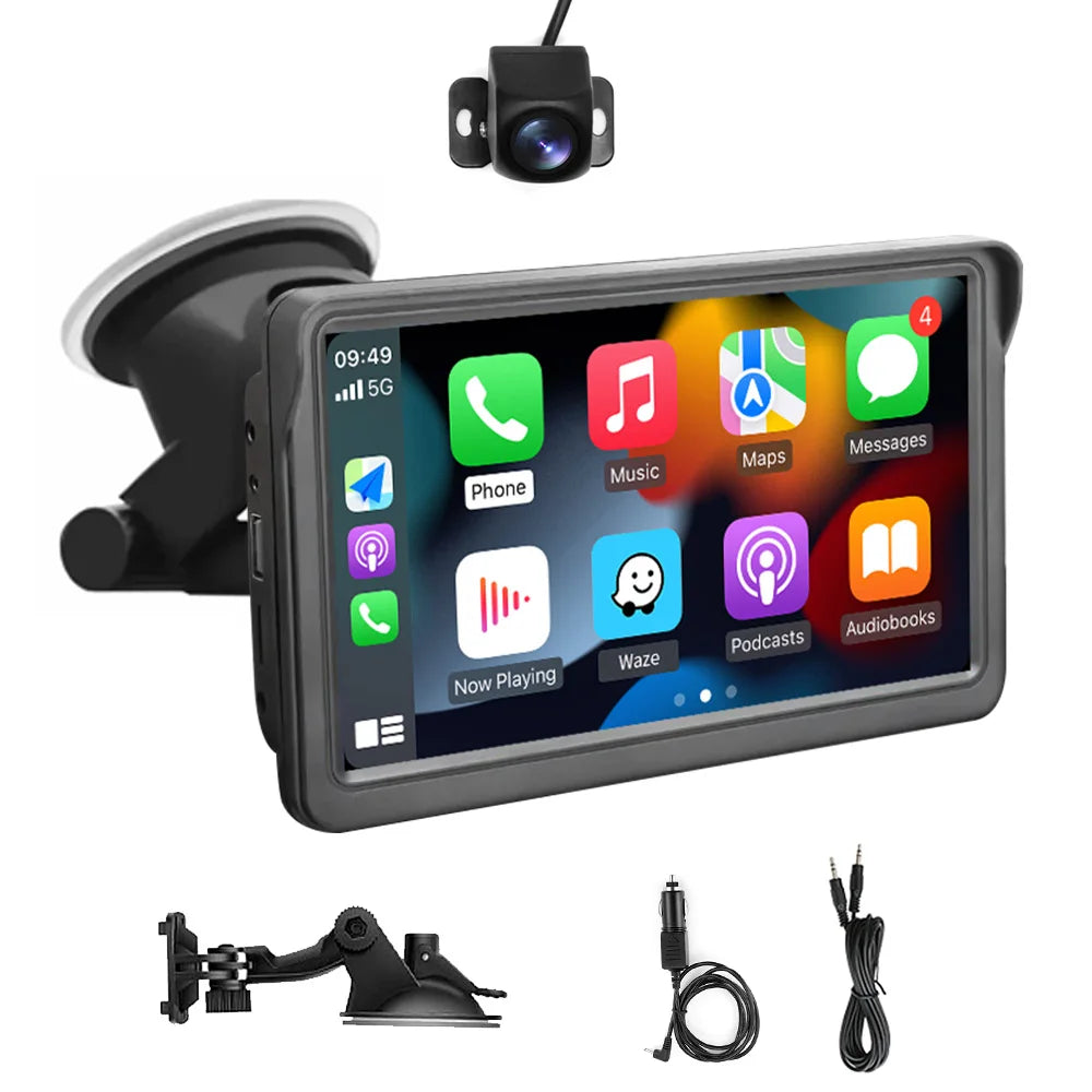 7-Inch Wireless Carplay & Android Touch Screen Radio Player: Upgrade Your Drive!