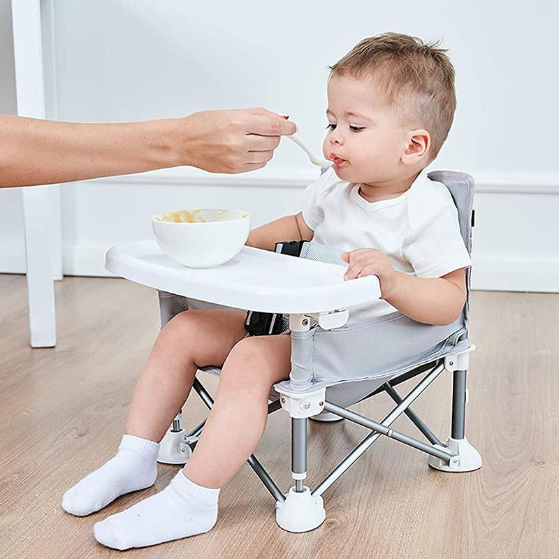 Foldable Baby Dining Chair: Portable Outdoor Seat for Easy Dining Anywhere