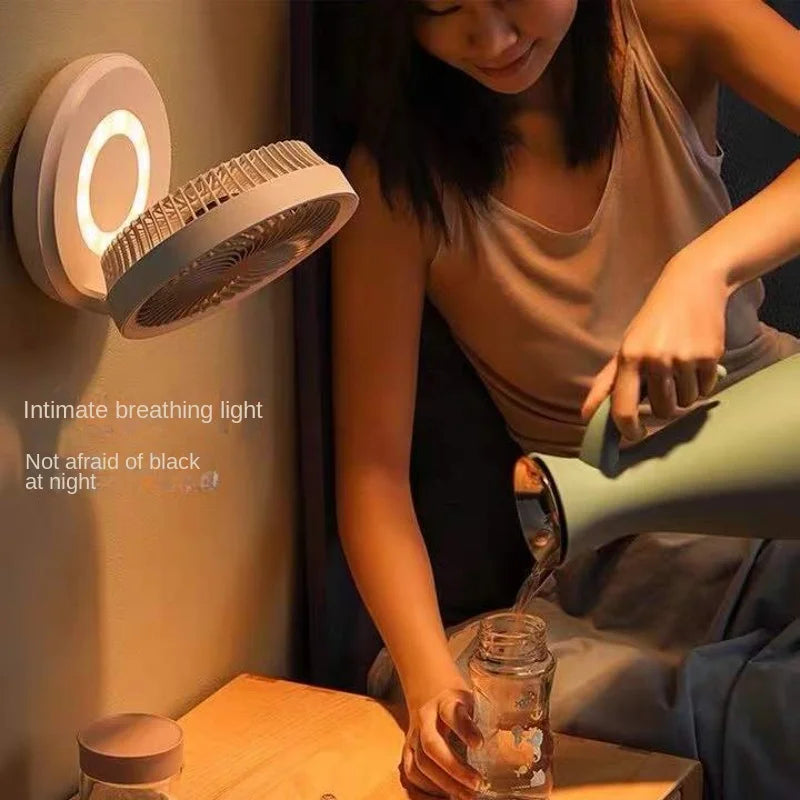 Youpin Edon Air Circulation Fan: Wireless Rechargeable Night Light