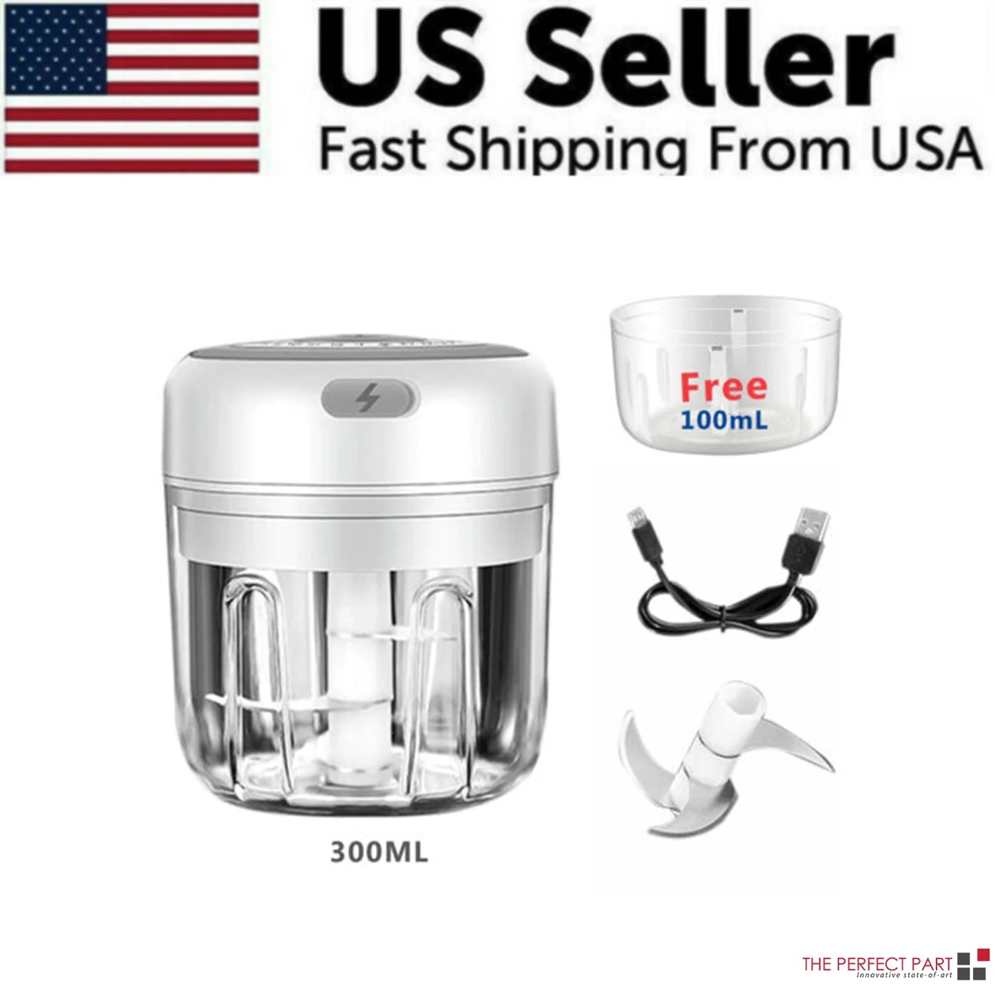 Electric 300ML Food Chopper and Blender