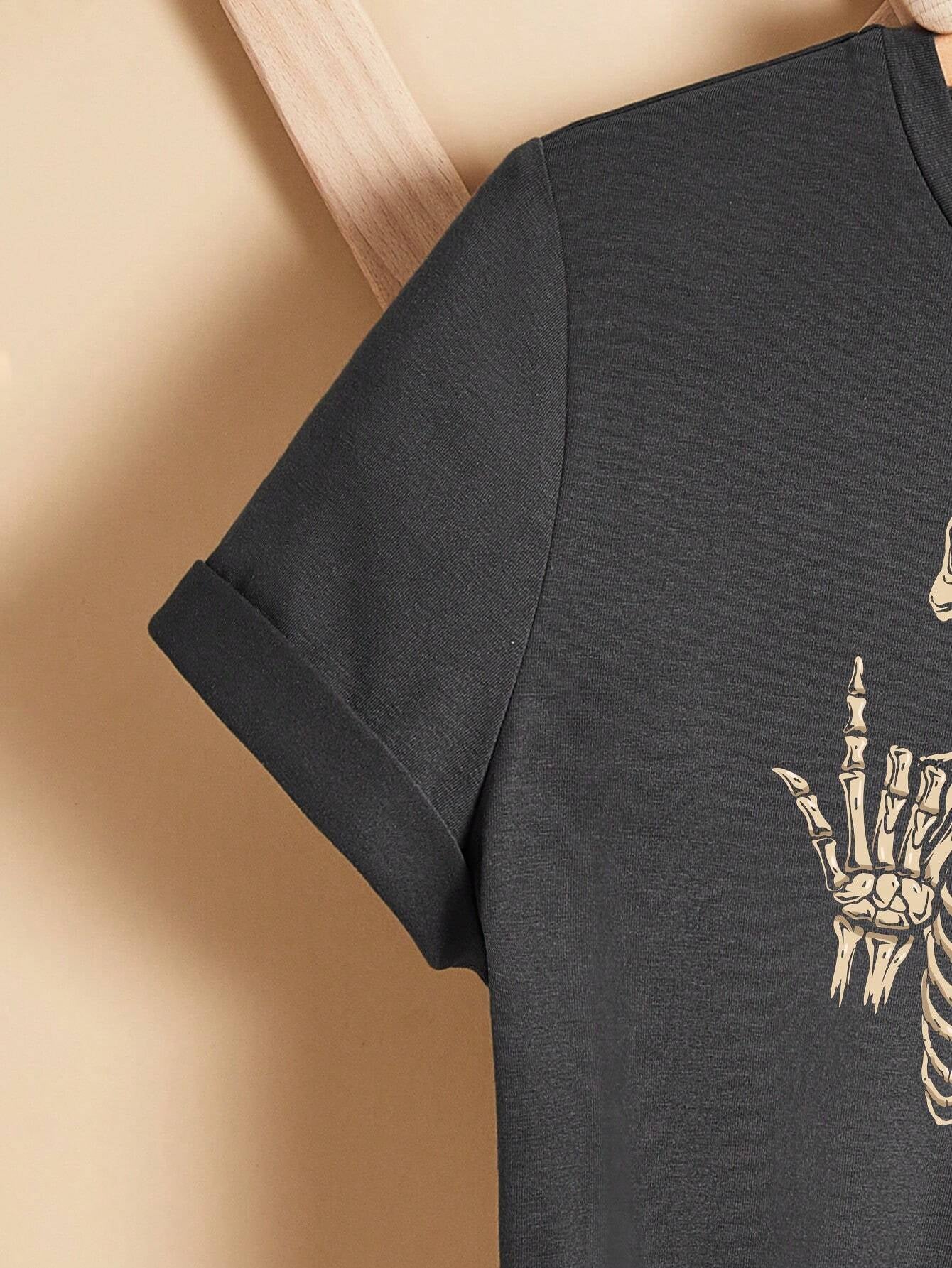 Women's Skull & Beer T-Shirt