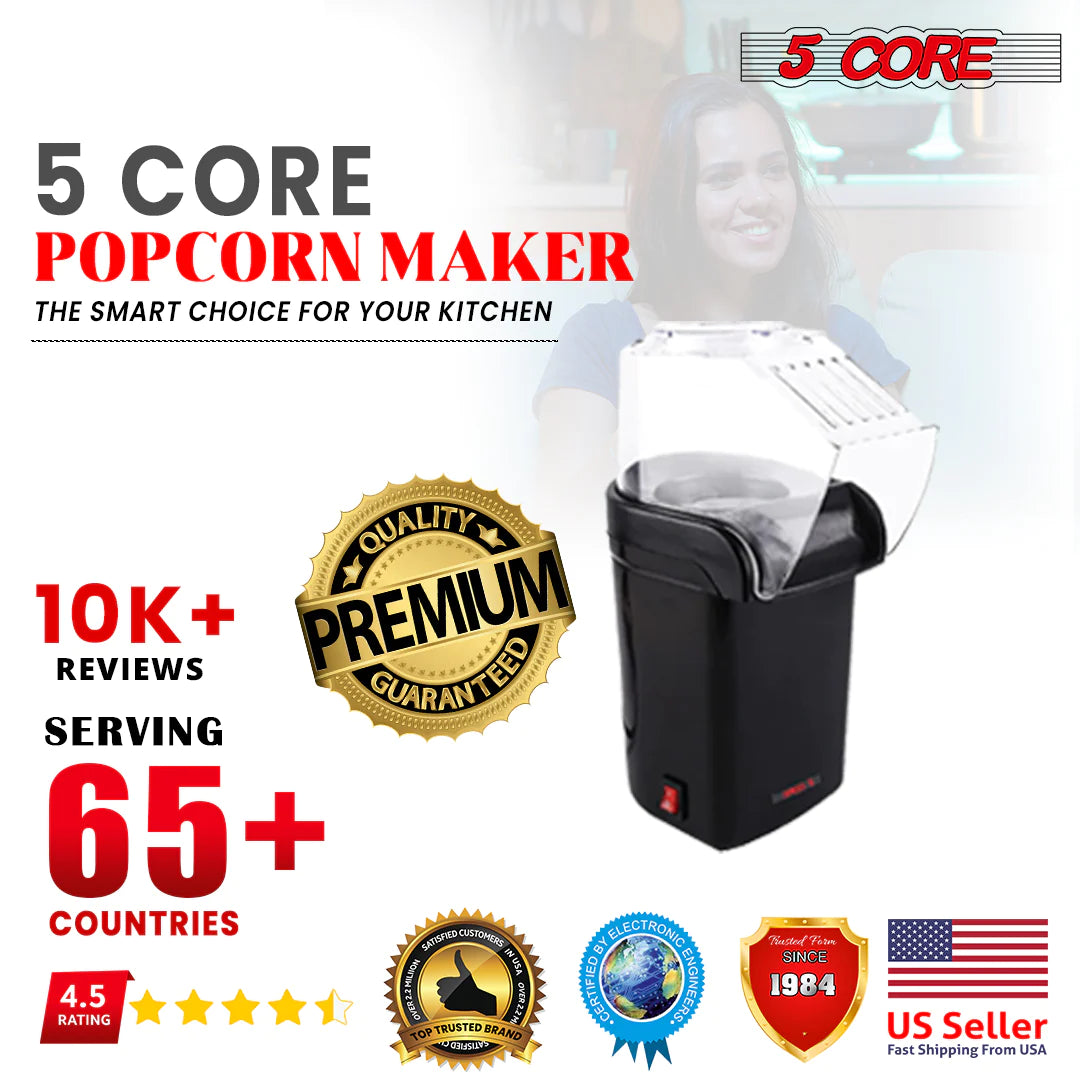 Electric Hot Air Popcorn Maker