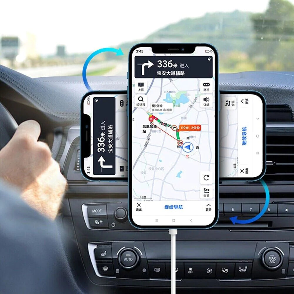 iPhone MagMount Wireless Car Charger